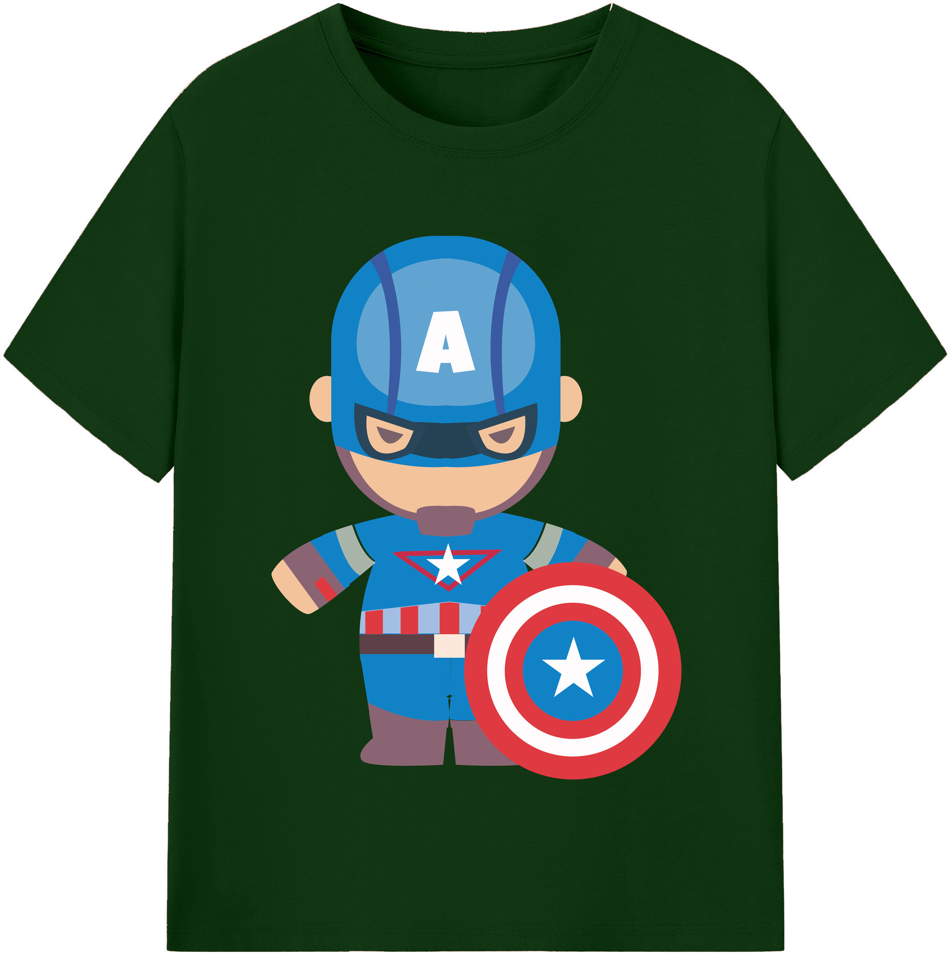 （画像用） アベンジャーズ The Avengers 綿100％半袖Tシャツ（フロントプリント）